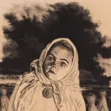 Eduard Wiiralt, Virve, 1943, Kuivnõel
