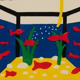Marko Mäetamm, Akvaarium, 1994, Litograafia
