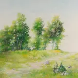 Voldemar Vaga, Varakevade, 1985, Värvipliiats, paber