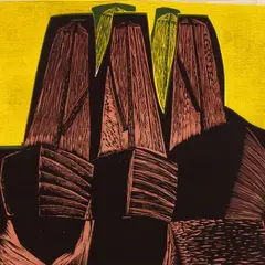 Peeter Ulas, Laevad, 1963, Linoollõige