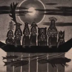 Kaljo Põllu, Päikesevene sarjast "Kodalased", 1974, Metsotinto