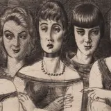 Eduard Wiiralt, Viis naist, 1928, Kuivnõel