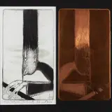 Ado Lill, Inspiratsioon, 1996, Ofort, metsotinto