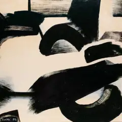 Olev Subbi, Ragnari must ja valge, 1996, Akrüül, õli, masoniit