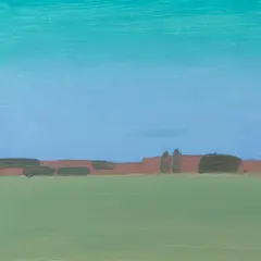Aleksander Suuman, Maastik, 1978, Õli, papp
