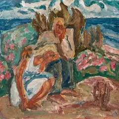 Uno Roosvalt, Noored, 1968 - 1969, Õli, papp