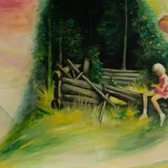 Edgar Valter, Metsamuinasjutt, 1975, Õli, lõuend papil