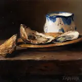 Rein Tammik, Natüürmort, 1990, Õli, papp