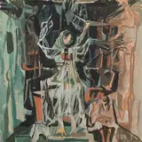 Elmar Kits, Läbipaistev figuur, 1967, Tempera, kartong