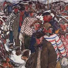 Eerik Haamer, Lofootide kalurid, 1953, Õli, lõuend