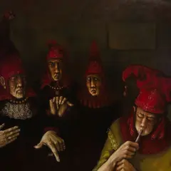 Priit Pajos, Imemehed, 2005, Õli, lõuend