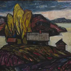 Ülo Teder, Lõuna-Eesti maastik, 1969, Õli, lõuend