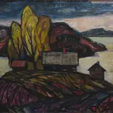 Ülo Teder, Lõuna-Eesti maastik, 1969, Õli, lõuend