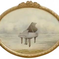Klaver merel by (Lauri Sillak) Laurentsius, 2012, Segatehnika, lõuend papil, sold Nov 2021