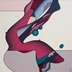 René Kari, K 8, 1996, Õli, masoniit