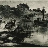 Allex Kütt, Sadam Emajõel, 1958, Kuivnõel