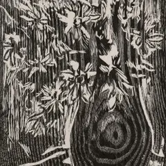 Märt Laarman, Lilled, 1958, Puulõige