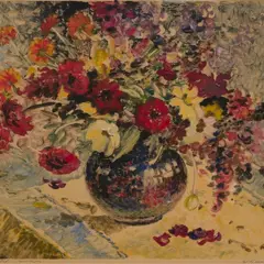 Eduard Einmann, Lilled, 1958, Monotüüpia