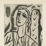 Agate Veeber, Ingel raamatuga, 1961, Akvatinta