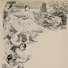 Ernst von Liphart, Kavand ooperi kavale II, 1880ndad, Tušš, paber