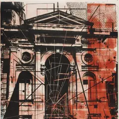 Jüri Okas, Rekonstruktsioon PB, 1977, Siiditrükk