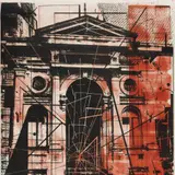 Jüri Okas, Rekonstruktsioon PB, 1977, Siiditrükk