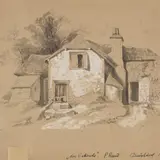 Paul Raud, Das Gebäude / Maja, 1890, Akvarell, guašš, paber