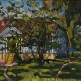 August Jansen, Suvila, 1927, Õli, lõuend