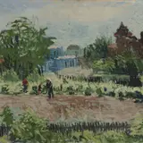 Linda Kits-Mägi, Suvepäev, 1945, Õli, vineer
