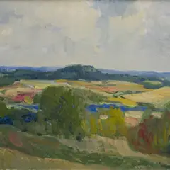 Aleksander Vardi, Pangodi maastik, 1970ndad, Õli, lõuend