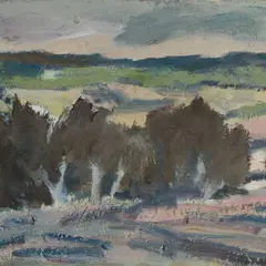 Alfred Kongo, Pajud, 1986, Tempera, papp