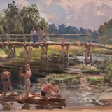 Richard Sagrits, Poisid jõel