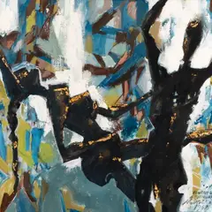 Alo Hoidre, Veneetsia biennaalel, 1962, Guašš, tempera, paber