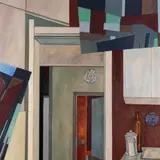 Mari Roosvalt, Ruum, 1980, Õli, lõuend