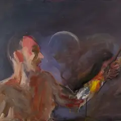 Jaan Toomik, Nimeta, 2016, Õli, lõuend