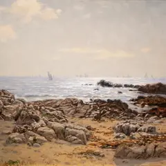 Eduard Spörer, Kalapaatide naasmine. Bretagne, 1895, Õli, lõuend papil