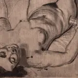 Eduard Wiiralt, Lamav akt (Nelly), 1931, Kuivnõel