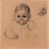 Eduard Wiiralt, Claude, 1935, Itaalia pliiats, paber