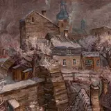 Nikolai Kull, Talvine linnavaade, 1930 - 1945, Õli, lõuend