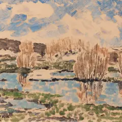 Jaan Vahtra, Varakevadel, 1942, Monotüüpia