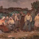 Johannes Võerahansu, Vestlus külatänaval