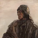 Evald Okas, Vana kalur, 1955, Õli, lõuend