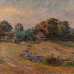 Valdemar Väli, Saaremaastik, 1958, Õli, lõuend