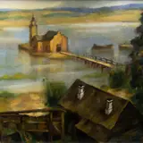 Ardo Sivadi, Narva-Jõesuu motiiv, 1936, Õli, lõuend