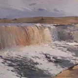 Richard Uutmaa, Jägala juga, 1958, Õli, lõuend