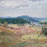 Aleksander Vardi, Lõuna-Eesti maastik, 1959, Õli, lõuend