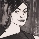 Evald Okas, Marianne, 1962, Kuivnõel, akvatinta