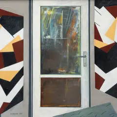 Mari Roosvalt, Uks, 1982, Õli, lõuend