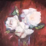 Aarne Miikmaa, Roosid, 1931, Pastell, paber, papp