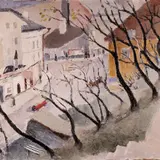Karl Tael, Tallinna motiiv, 1935, Õli, vineer